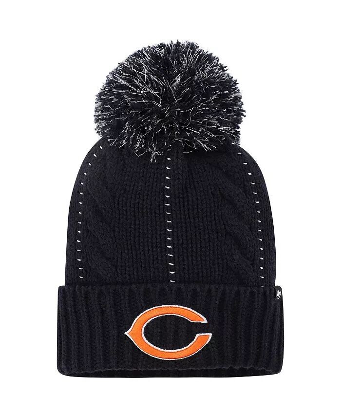 Женская вязаная шапка '47 Navy Chicago Bears Bauble с манжетами и помпоном '47 Brand
Женская вязаная шапка '47 Navy Chicago Bears Bauble с манжетами и помпоном '47 Brand