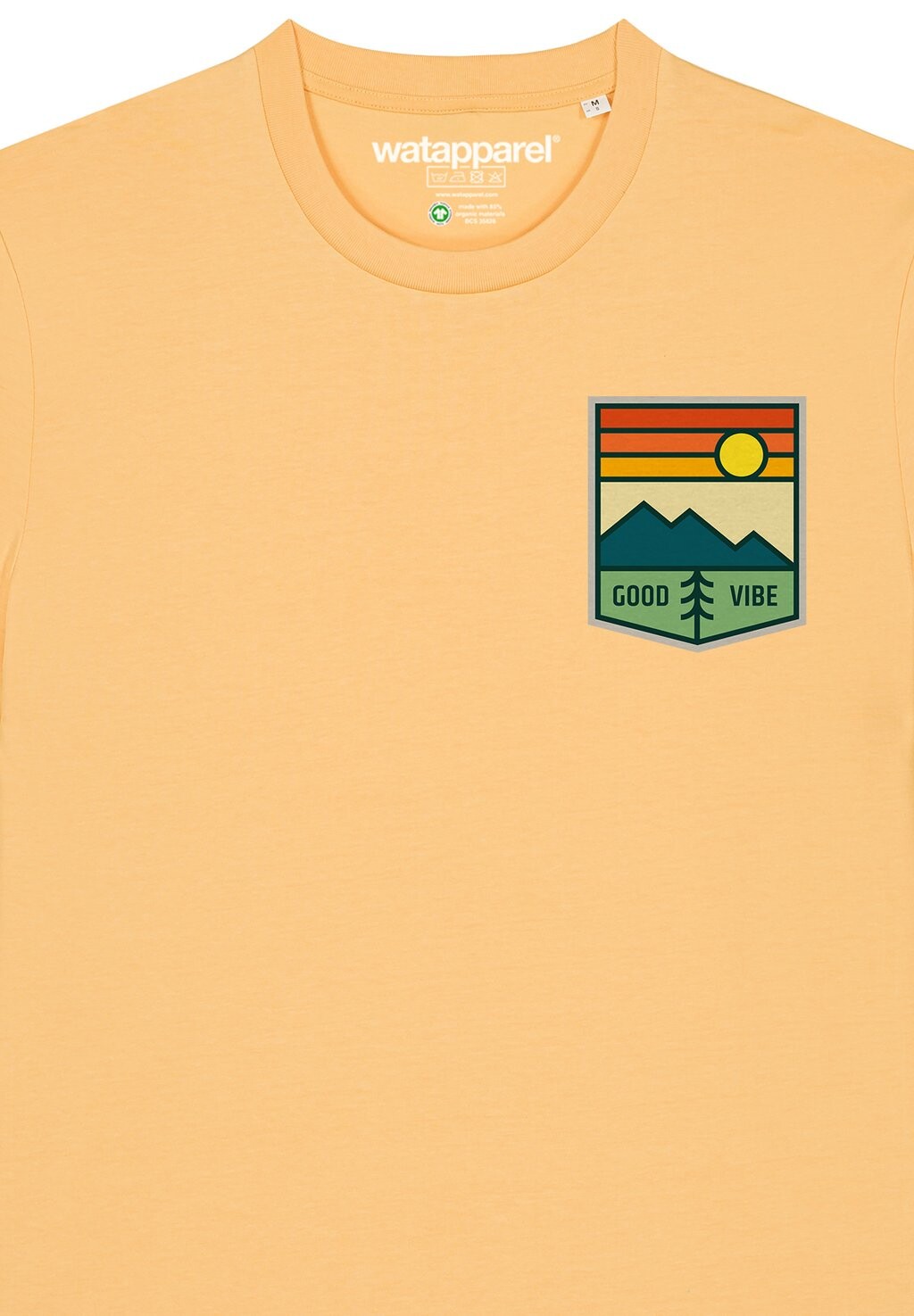 Футболка с принтом GOOD VIBE watapparel, желтый
Футболка с принтом GOOD VIBE watapparel, желтый