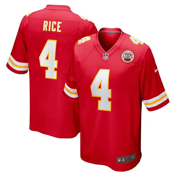 Мужская футболка rashee rice red kansas city chiefs Nike
Мужская футболка rashee rice red kansas city chiefs Nike