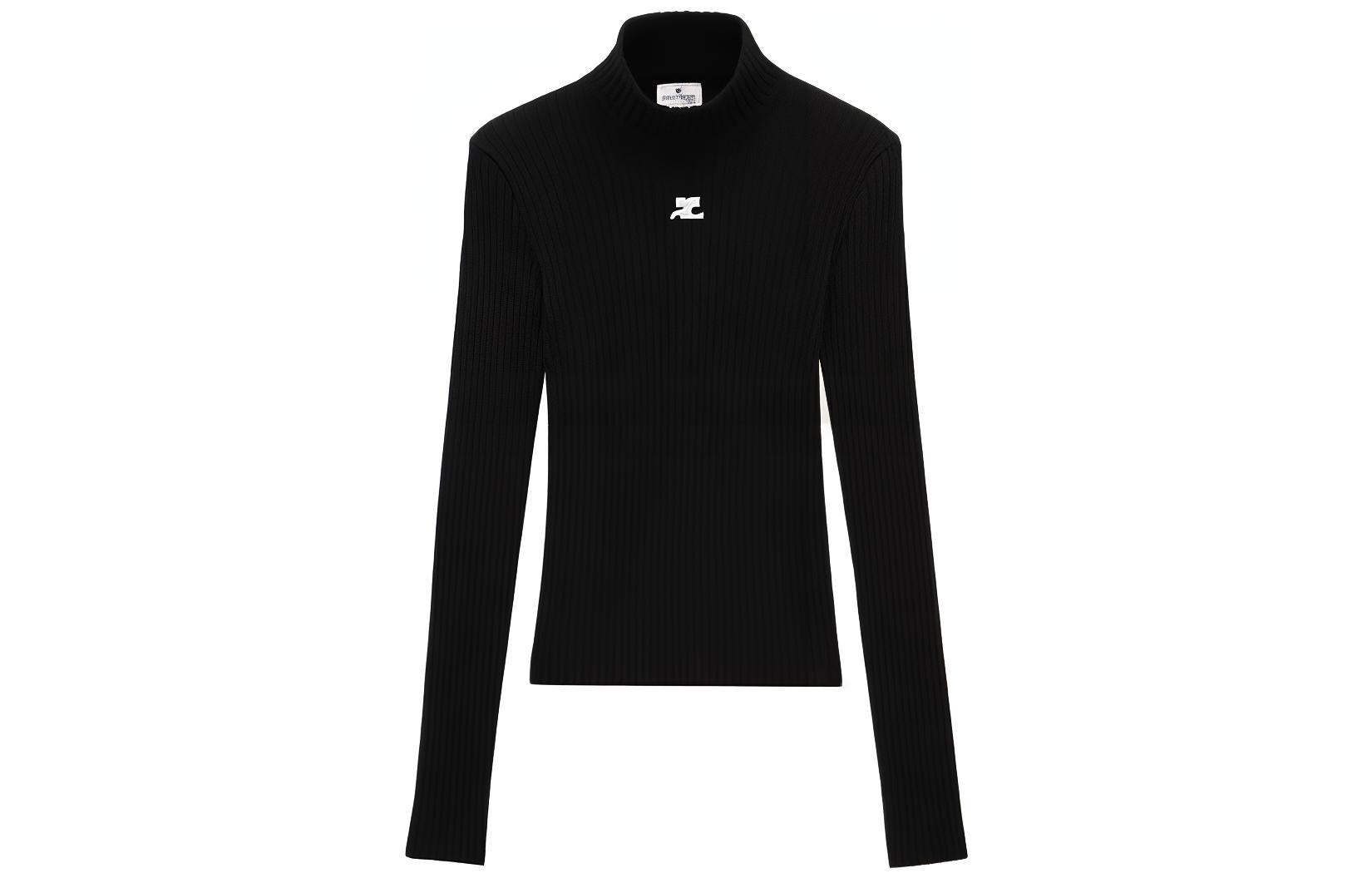 Джемпер Courrèges с высоким воротником COURREGES, черный
Джемпер Courrèges с высоким воротником COURREGES, черный
