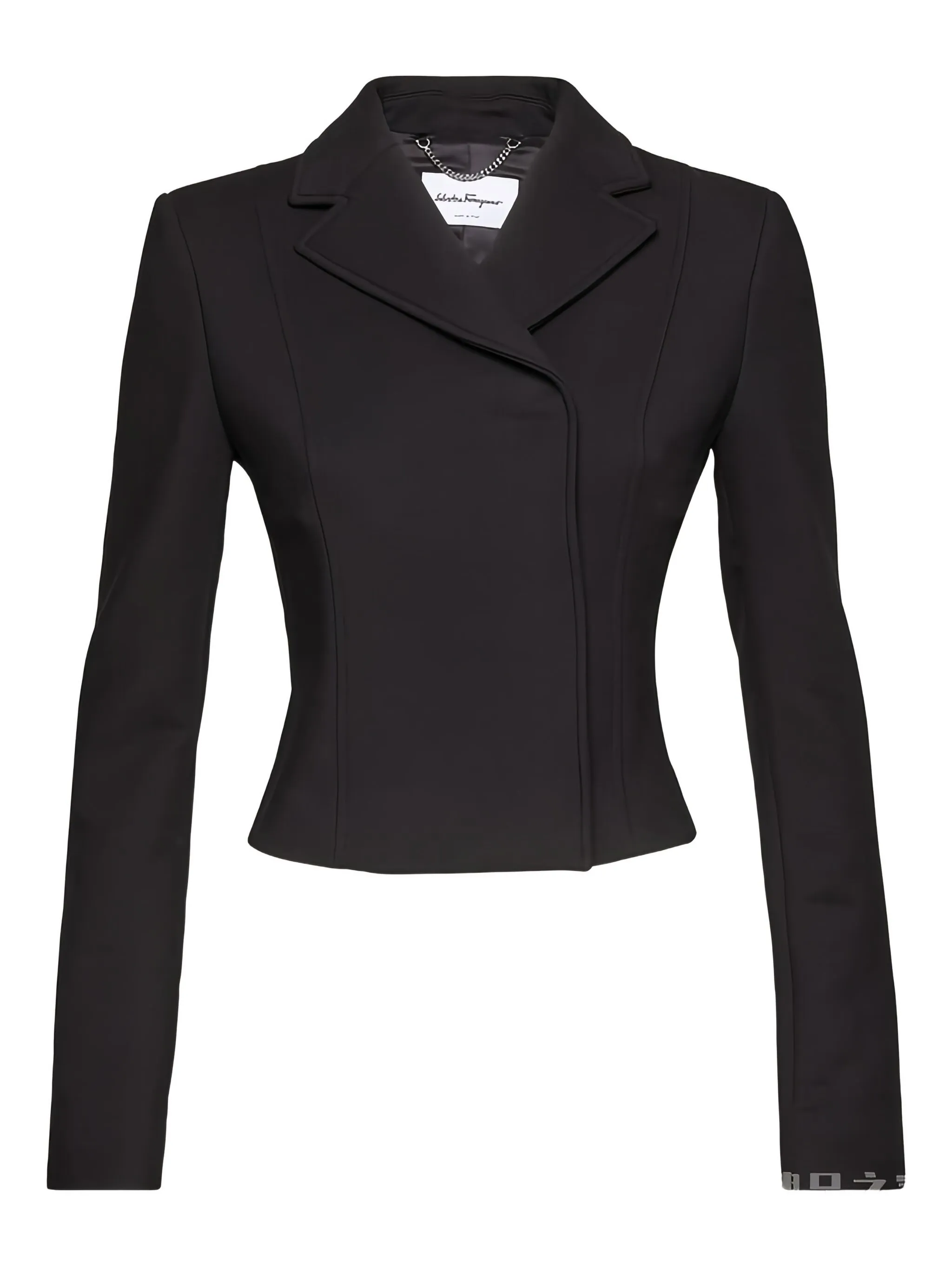 Пиджак с заостренными лацканами Ferragamo, черный
Пиджак с заостренными лацканами Ferragamo, черный