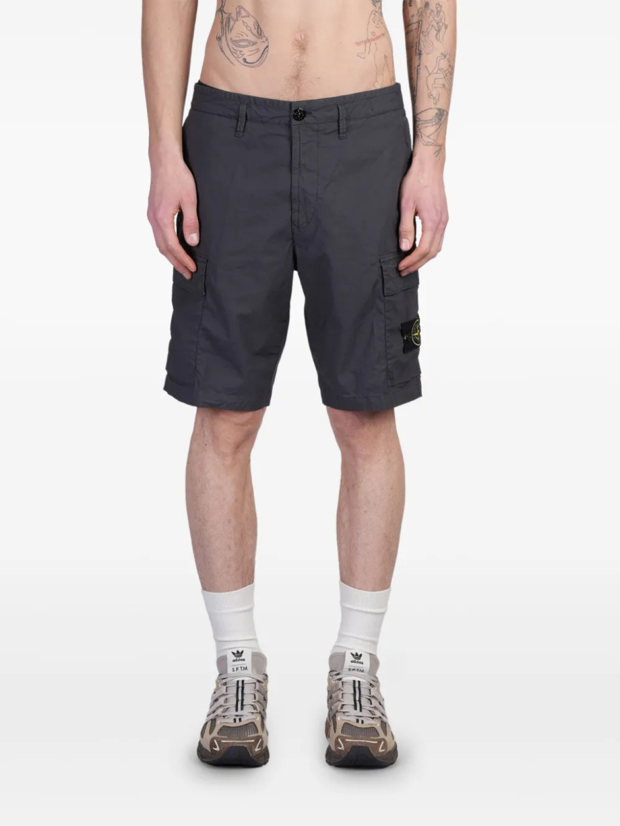 Шорты с компасом Stone Island, серый
Шорты с компасом Stone Island, серый