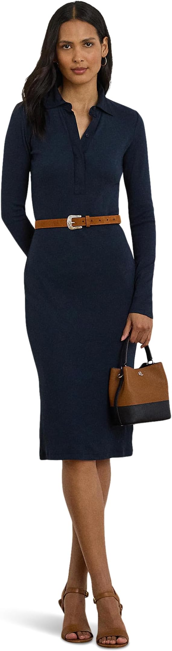 Платье Lauren Ralph Lauren Rib-Knit Cotton-Blend Polo Dress, цвет Lauren Navy
Платье Lauren Ralph Lauren Rib-Knit Cotton-Blend Polo Dress, цвет Lauren Navy
