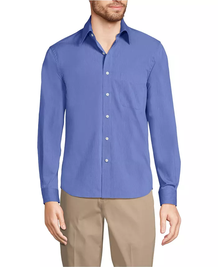 Мужская футболка с длинным рукавом Stretch Coolmax Lands' End, синий
Мужская футболка с длинным рукавом Stretch Coolmax Lands' End, синий