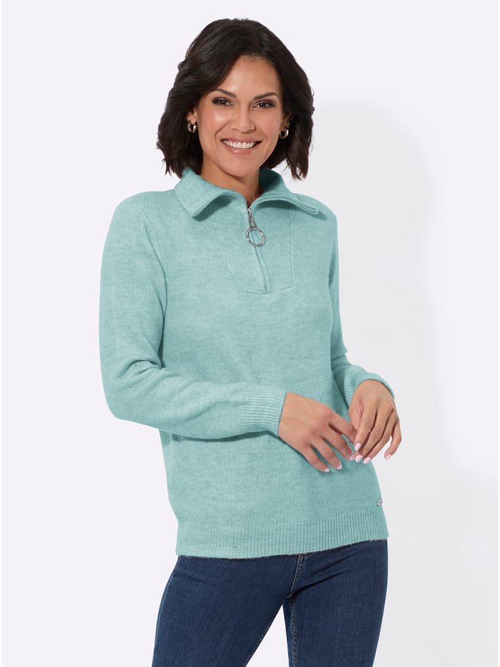 Свитер поло цвета мяты и меланжа WITT WEIDEN
Свитер поло цвета мяты и меланжа WITT WEIDEN