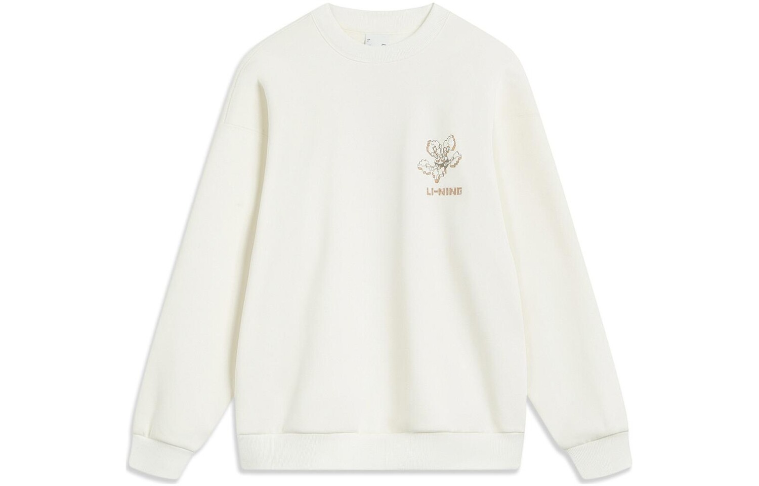 Женская толстовка из коллекции Sports Life, молочно-белая Lining 
Женская толстовка из коллекции Sports Life, молочно-белая Lining