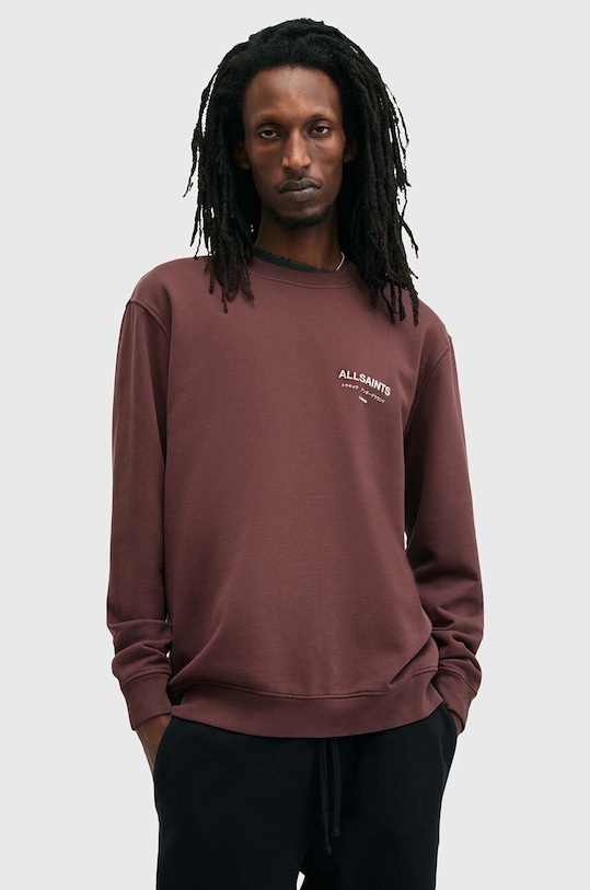Хлопковая толстовка UNDERGROUND Allsaints, бордовый
Хлопковая толстовка UNDERGROUND Allsaints, бордовый