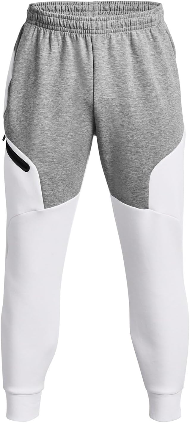 Мужские флисовые джоггеры Unstoppable от Under Armour - дышащие и эластичные, Mod Grey/White/White
Мужские флисовые джоггеры Unstoppable от Under Armour - дышащие и эластичные, Mod Grey/White/White
