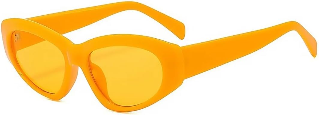 Модные ретро-солнцезащитные очки «кошачий глаз» для женщин, с индивидуальным дизайном, желейного цвета, простые повседневные, для мужчин, с защитой от УФ-излучения UV400 UATXTAU, Orange Yellow
Модные ретро-солнцезащитные очки «кошачий глаз» для женщин, с индивидуальным дизайном, желейного цвета, простые повседневные, для мужчин, с защитой от УФ-излучения UV400 UATXTAU, Orange Yellow