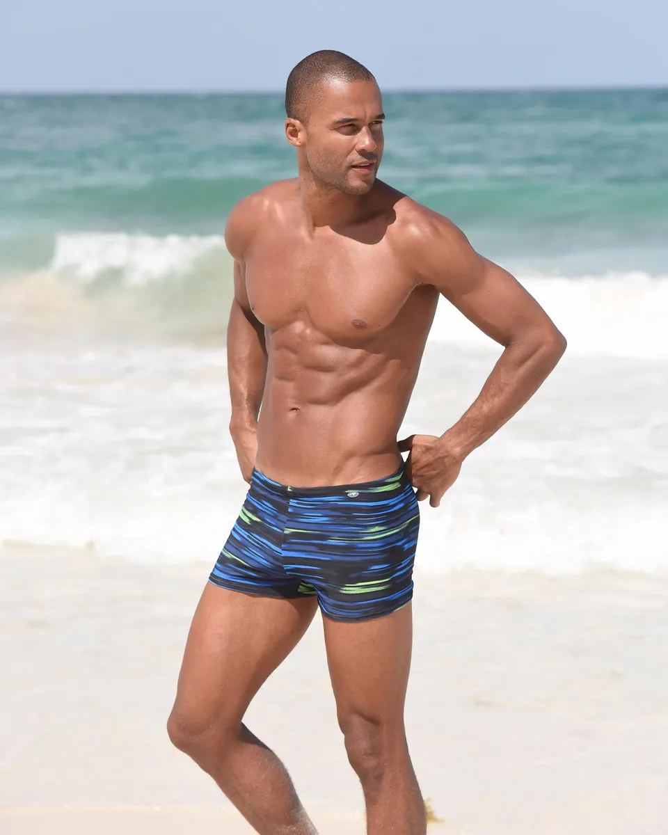 KangaROOS боксеры-плавки в полоску, цвет морской волны
KangaROOS боксеры-плавки в полоску, цвет морской волны