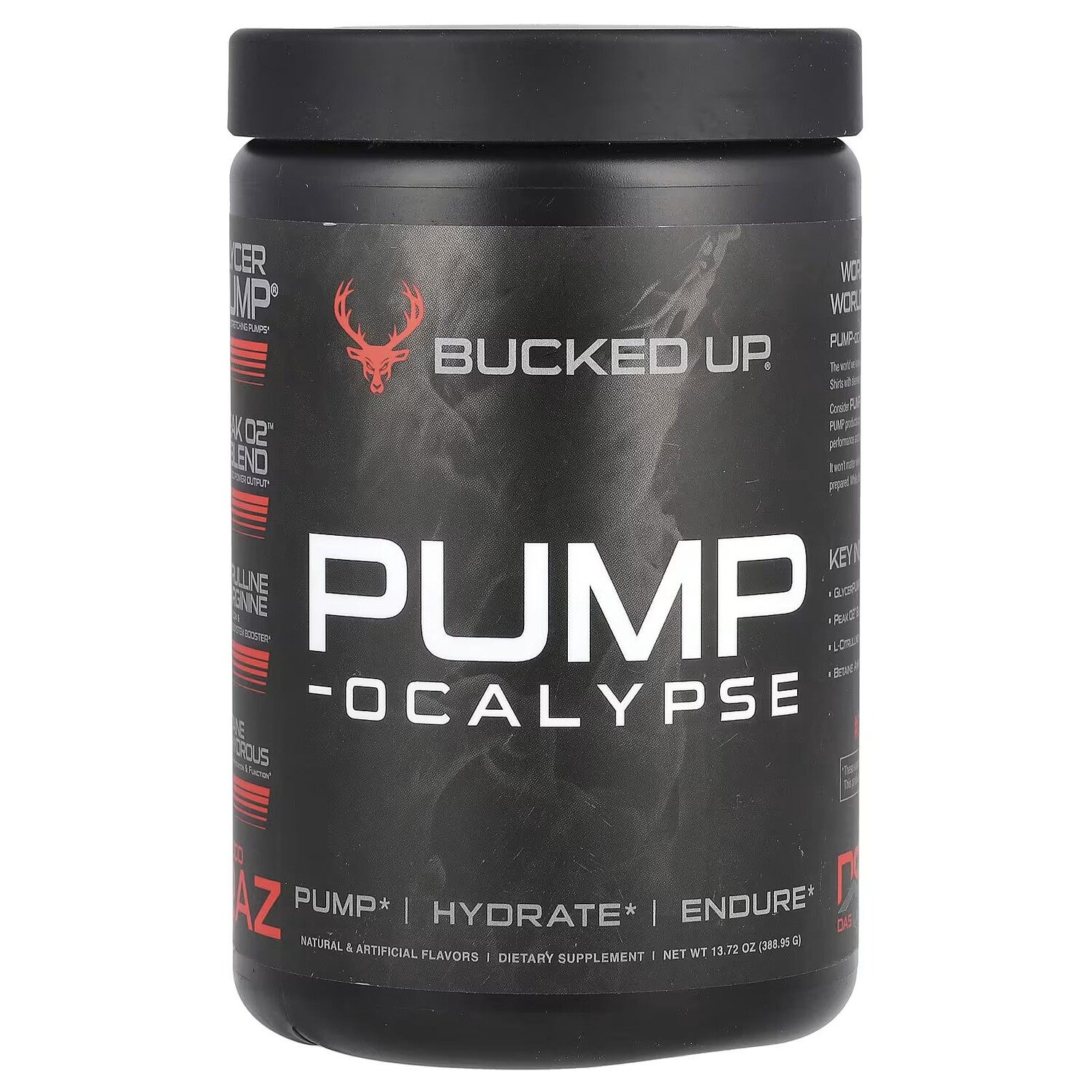 Pump-Ocalypse, Blood Raz, 13,72 унции (388,95 г) Bucked Up
Pump-Ocalypse, Blood Raz, 13,72 унции (388,95 г) Bucked Up