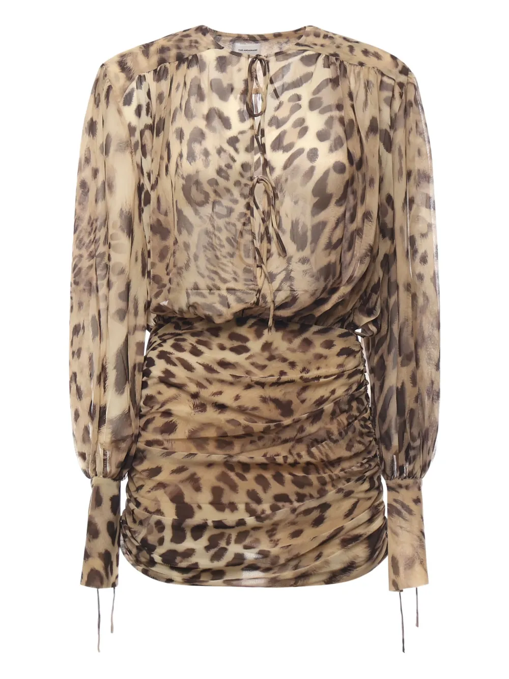 Платье мини с леопардовым принтом THE ANDAMANE, коричневый
Платье мини с леопардовым принтом THE ANDAMANE, коричневый