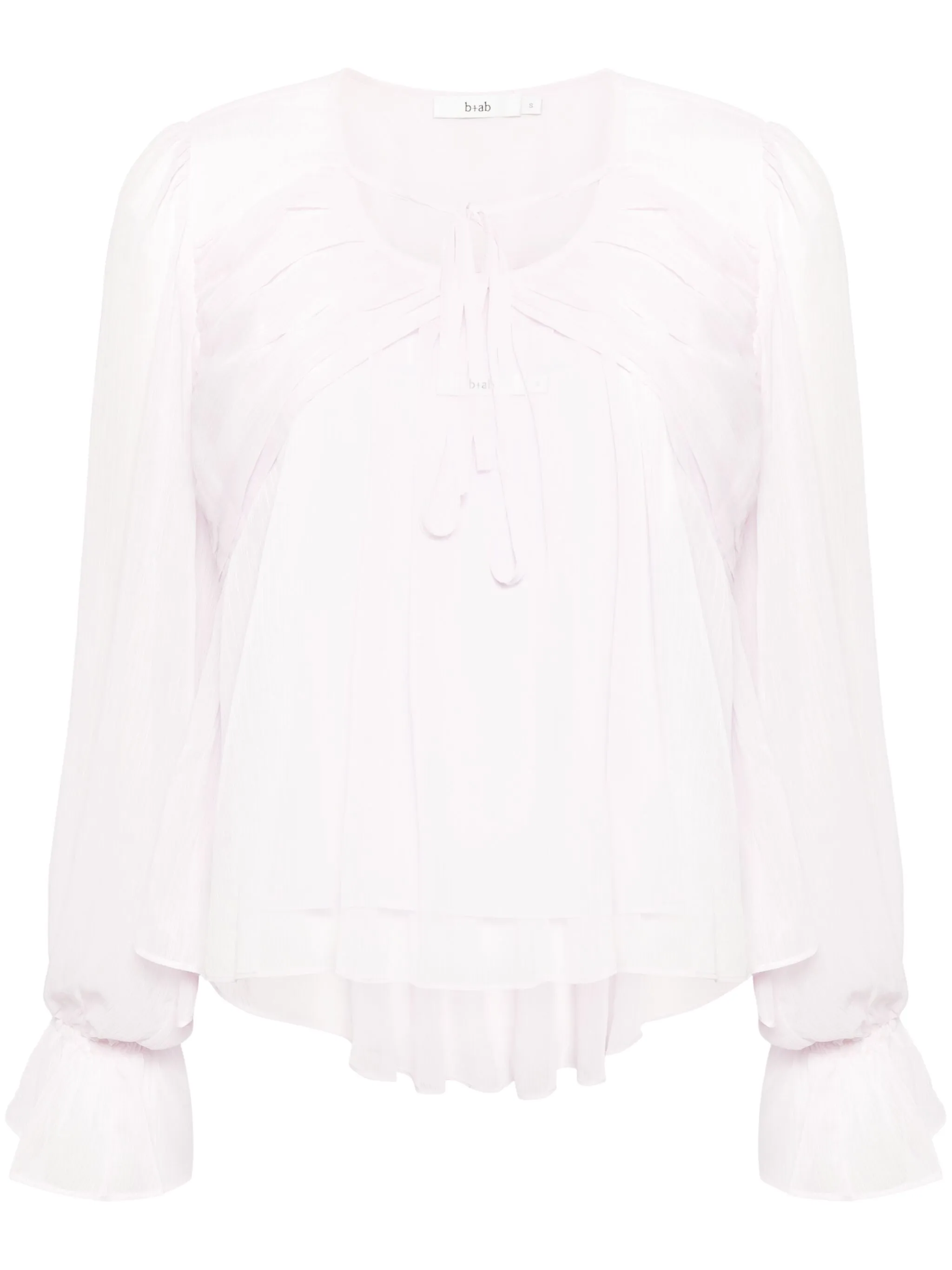 Прозрачная блузка с драпировкой B+Ab, розовый
Прозрачная блузка с драпировкой B+Ab, розовый