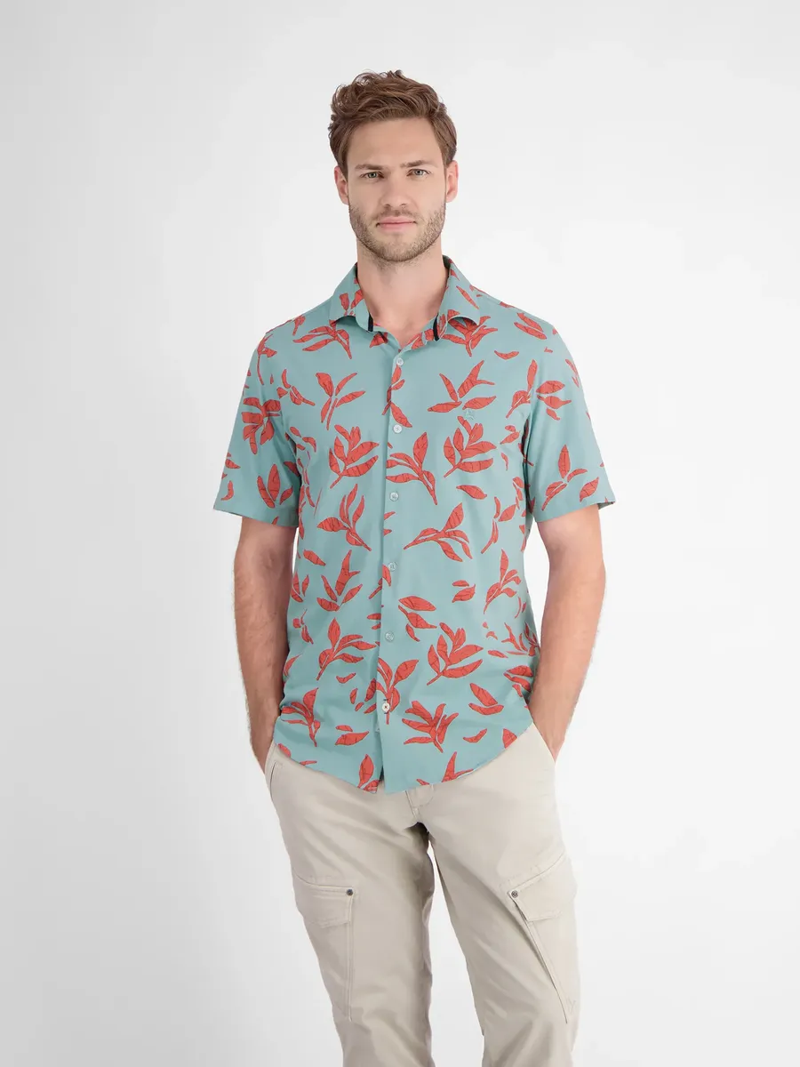 Рубашка с короткими рукавами LERROS "Рубашка с короткими рукавами LERROS с цветочным принтом", синий
Рубашка с короткими рукавами LERROS "Рубашка с короткими рукавами LERROS с цветочным принтом", синий