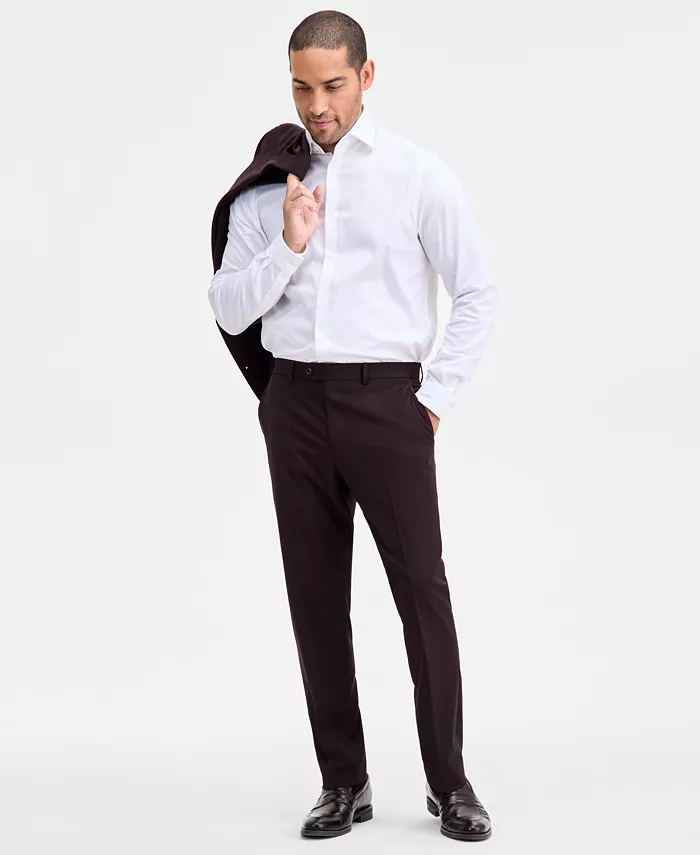 Мужские брюки Modern-Fit Stretch Bordeaux из шерстяной смеси Ted Baker, красный
Мужские брюки Modern-Fit Stretch Bordeaux из шерстяной смеси Ted Baker, красный