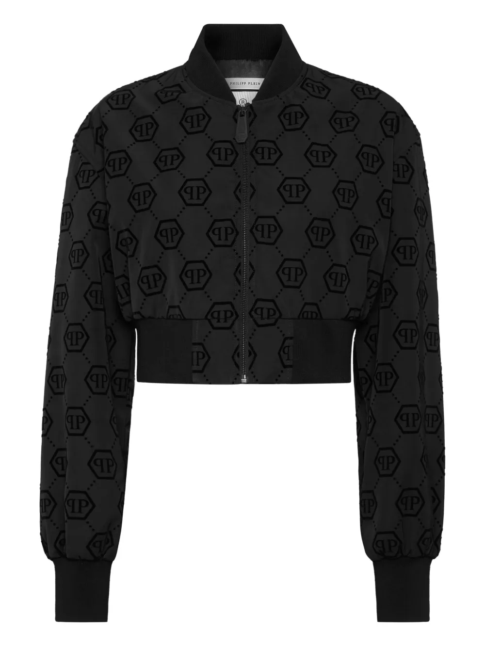 Бомбер с монограммой Philipp Plein, черный
Бомбер с монограммой Philipp Plein, черный