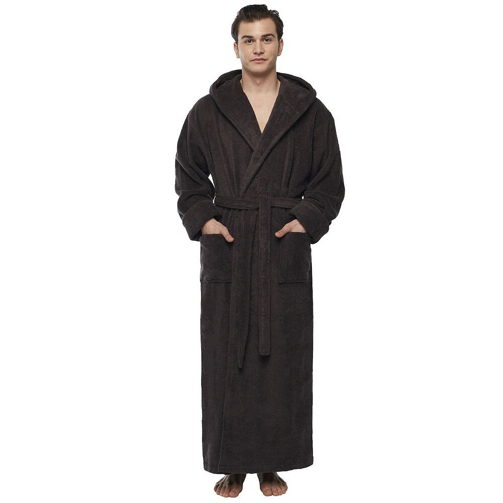 Мужской длинный хлопковый халат с капюшоном до щиколотки ARUS, цвет Coal
Мужской длинный хлопковый халат с капюшоном до щиколотки ARUS, цвет Coal