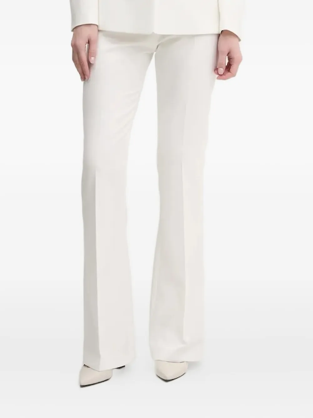 Расклешенные брюки с поясом HUGO, белый
Расклешенные брюки с поясом HUGO, белый