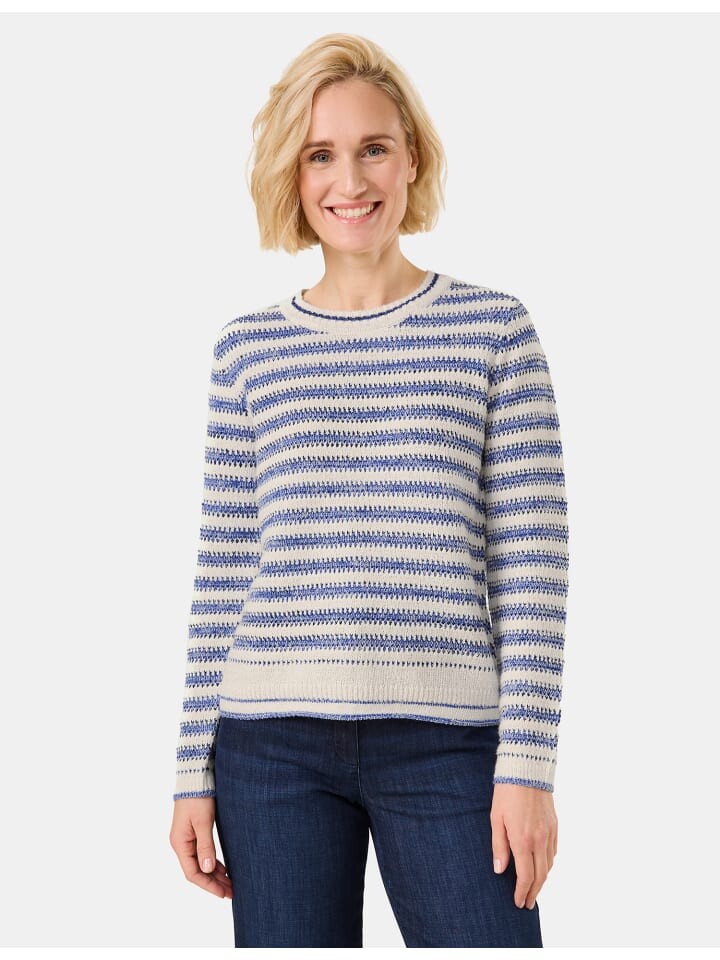 Пуловер Gerry Weber Pullover Langarm Rundhals, цвет Offwhite/Royal/Marine Stripe
Пуловер Gerry Weber Pullover Langarm Rundhals, цвет Offwhite/Royal/Marine Stripe