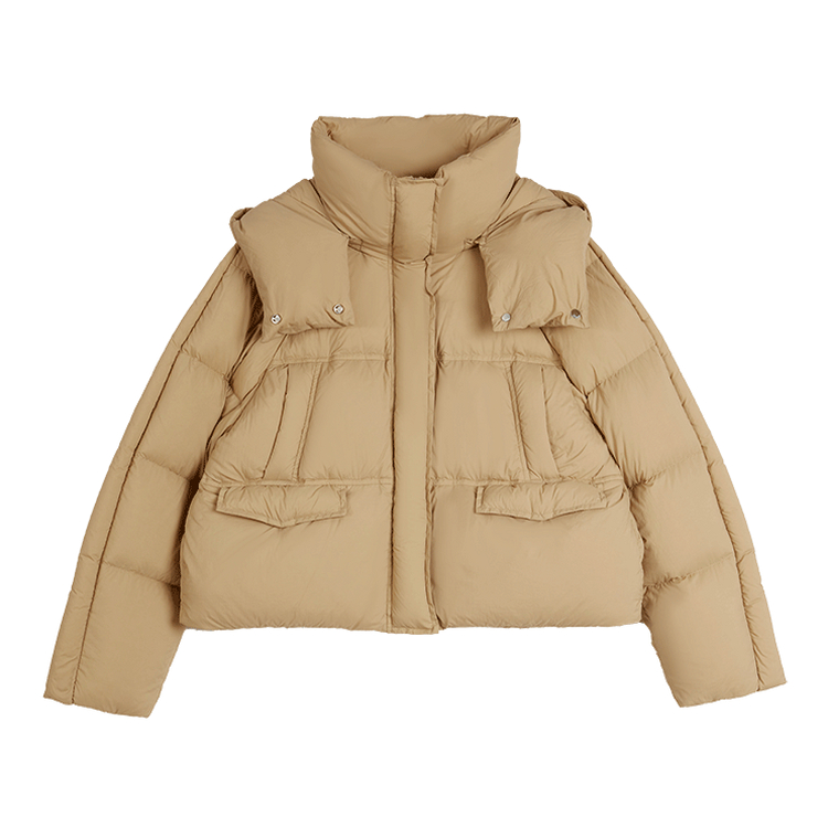 ELLE Пуховик Women's Khaki Thickened
ELLE Пуховик Women's Khaki Thickened