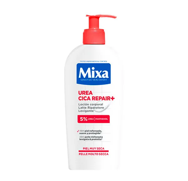 Лосьон для тела 5% Urea Cica Repair Mixa, 250 ml
Лосьон для тела 5% Urea Cica Repair Mixa, 250 ml