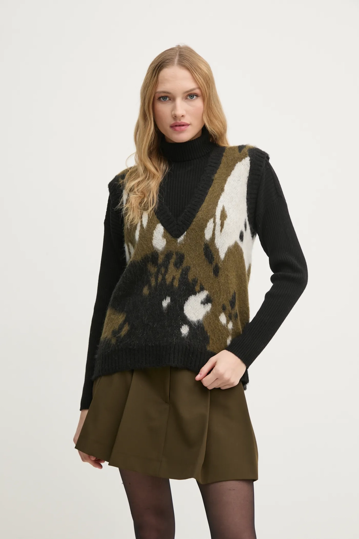 Жилет с добавлением шерсти Sisley, зеленый
Жилет с добавлением шерсти Sisley, зеленый