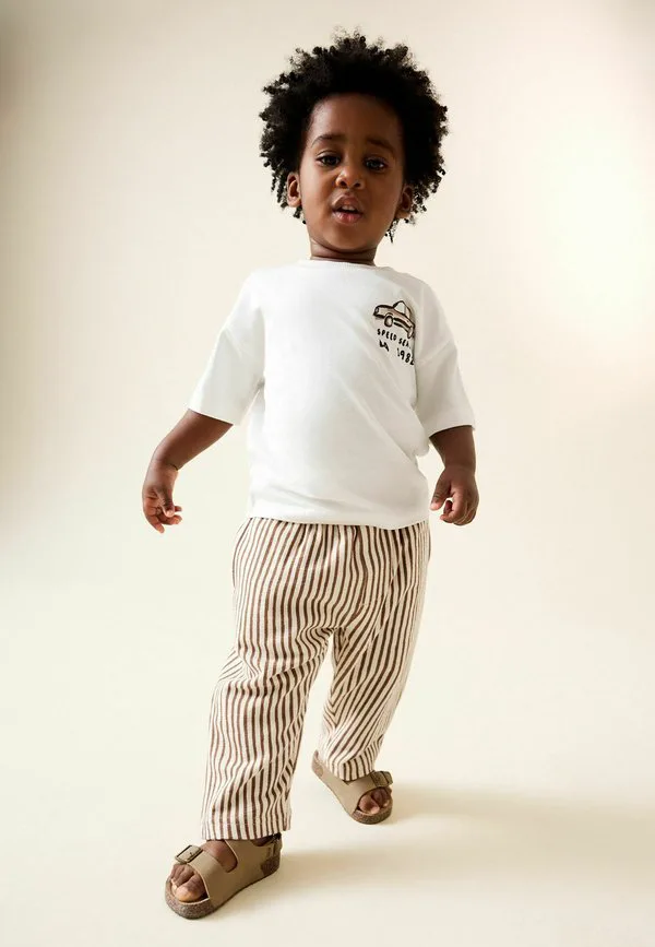 Спортивные брюки-джоггеры с широкими штанинами и текстурированной поверхностью Next, Brown & Ecru Stripe
Спортивные брюки-джоггеры с широкими штанинами и текстурированной поверхностью Next, Brown & Ecru Stripe