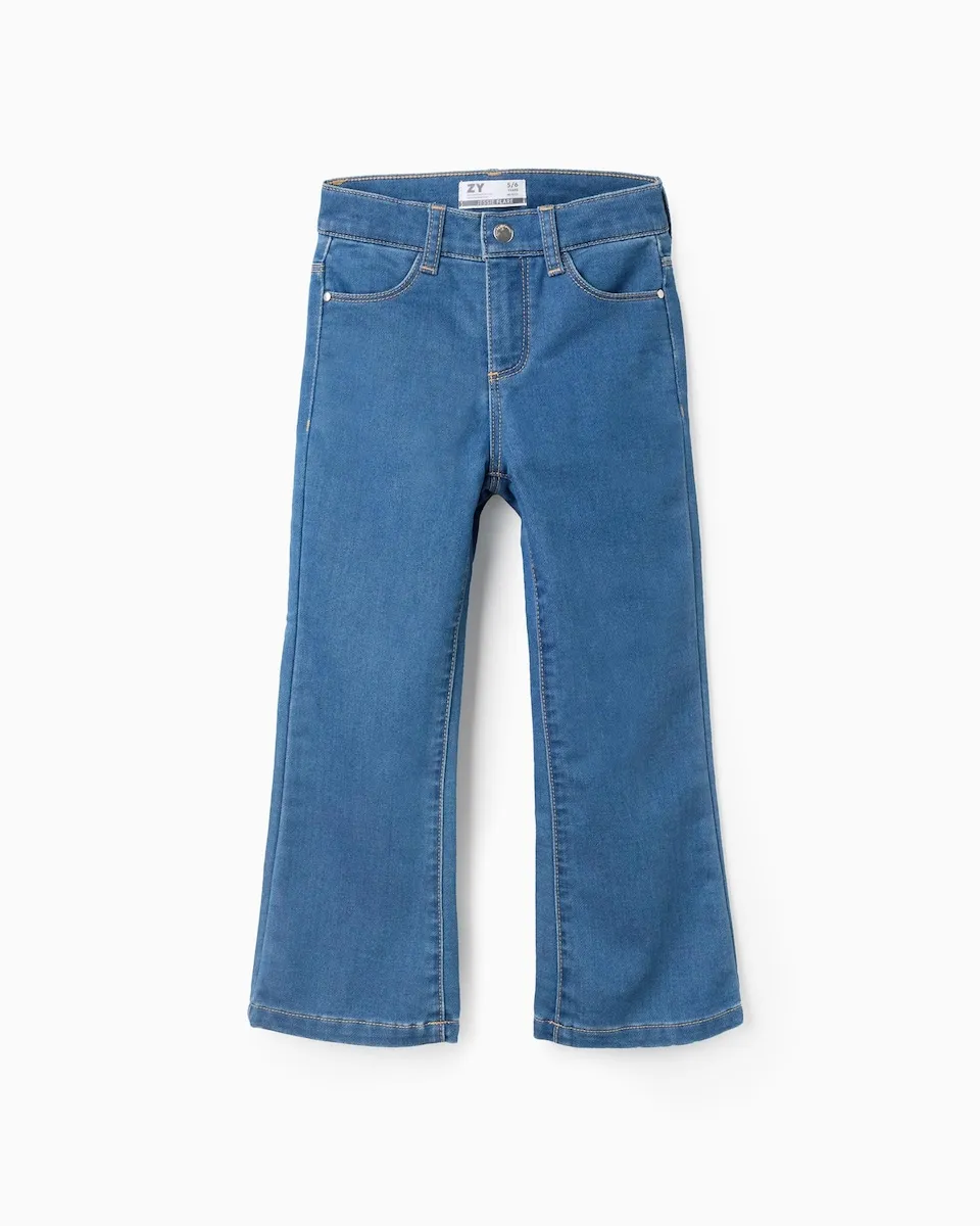 Ковбойские джинсы для девочки расклешенные с регулируемой талией Zippy, светло-голубой
Ковбойские джинсы для девочки расклешенные с регулируемой талией Zippy, светло-голубой