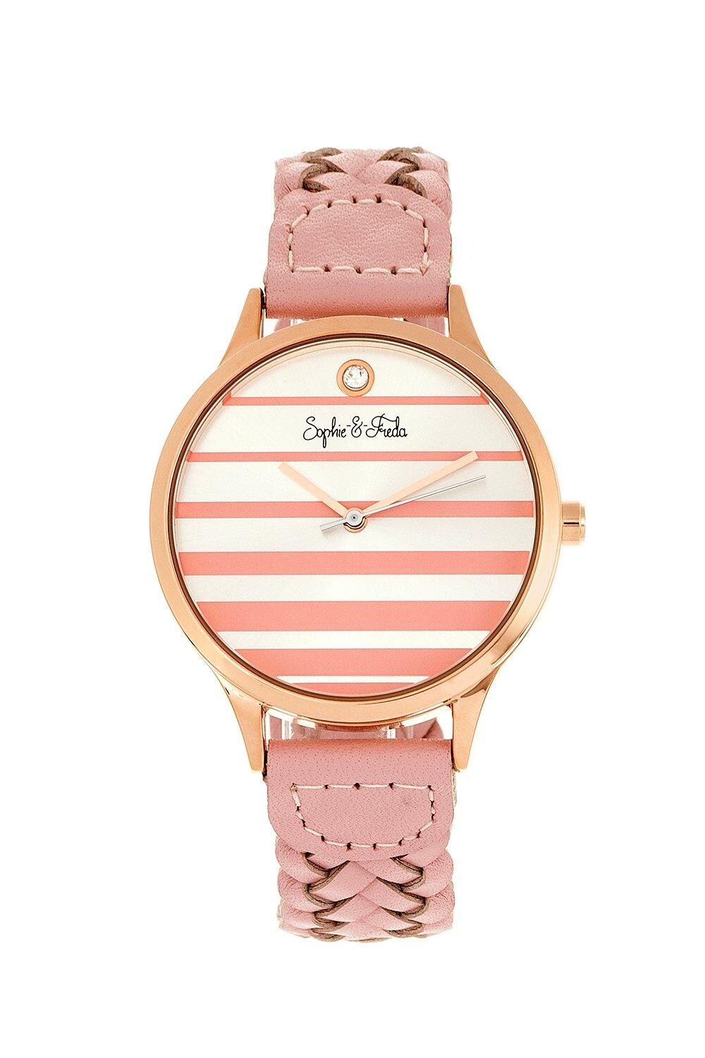 Часы Tucson с кожаным ремешком и кристаллами Сваровски Sophie and Freda, розовый
Часы Tucson с кожаным ремешком и кристаллами Сваровски Sophie and Freda, розовый