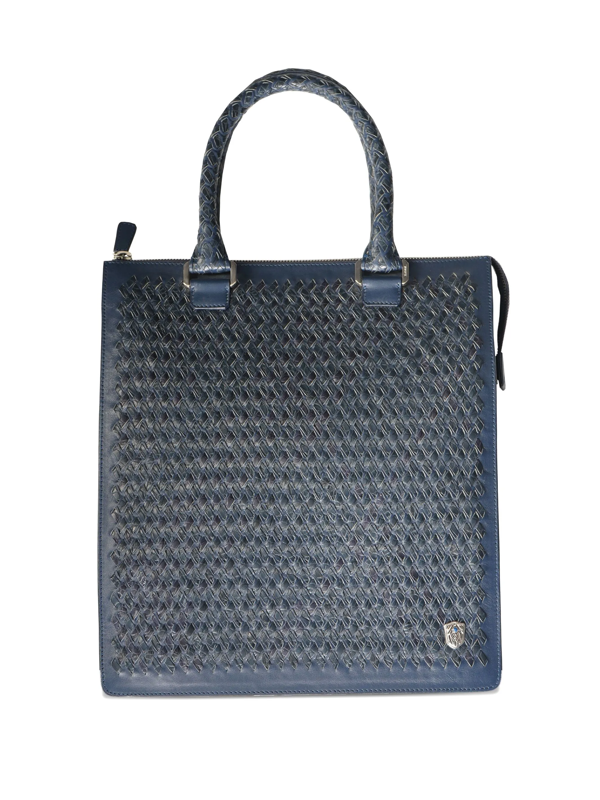 Плетеная сумка-тоут Tardini Lardini, синий
Плетеная сумка-тоут Tardini Lardini, синий