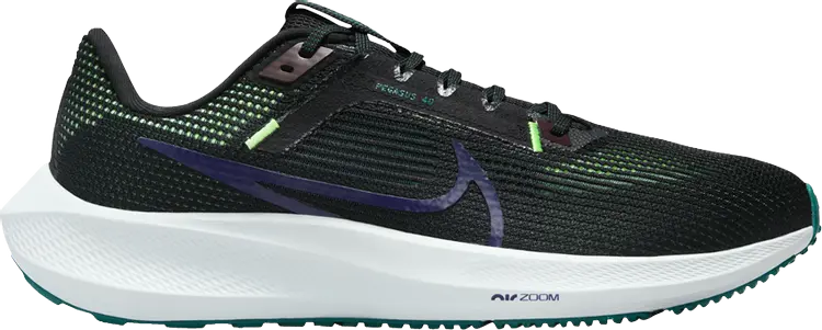 Кроссовки Air Zoom Pegasus 40 'Black Purple Ink', черный 
Кроссовки Air Zoom Pegasus 40 'Black Purple Ink', черный