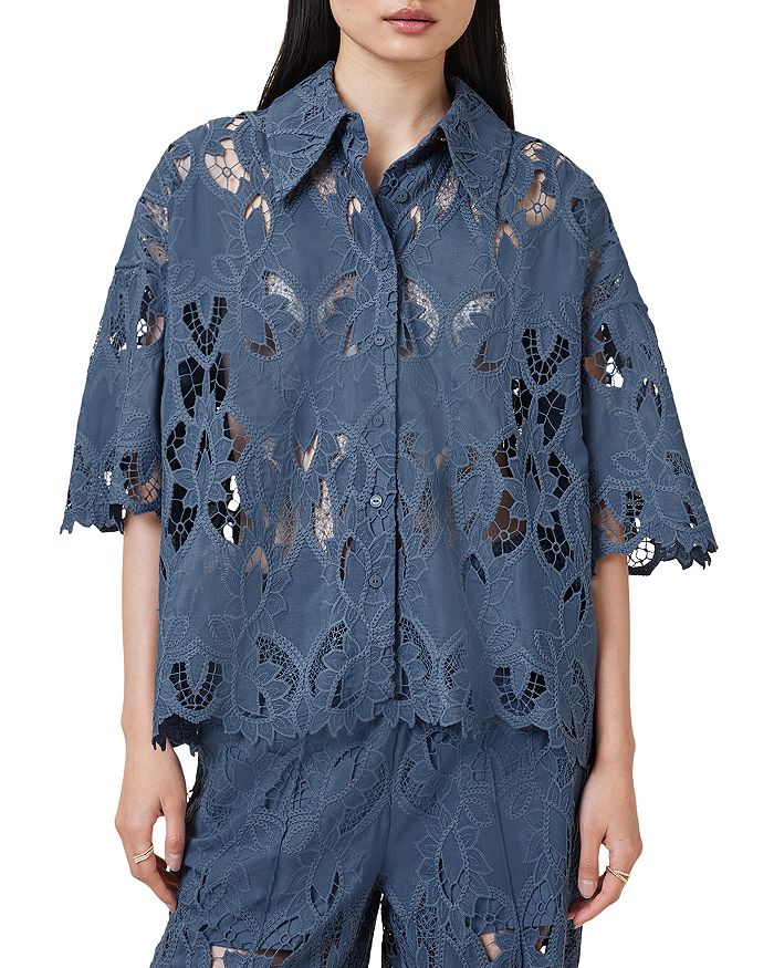 Чарли Вышитая Рубашка ALLSAINTS, синий
Чарли Вышитая Рубашка ALLSAINTS, синий