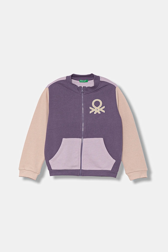 Детская хлопковая толстовка United Colors Of Benetton, фиолетовый
Детская хлопковая толстовка United Colors Of Benetton, фиолетовый
