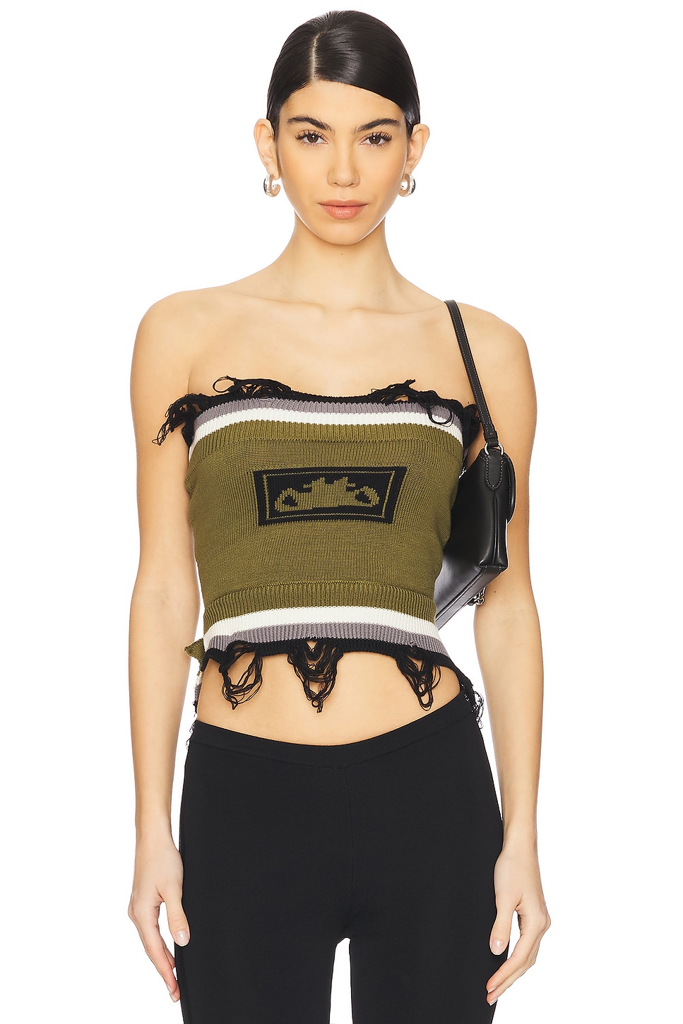 Вязаный топ-труба Ottolinger, green & white
Вязаный топ-труба Ottolinger, green & white