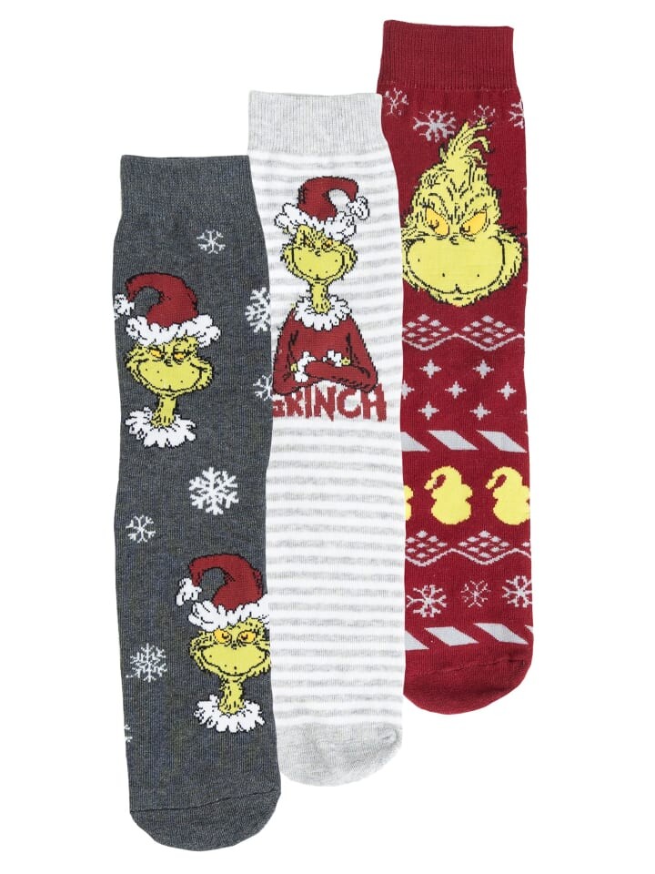 Носки United Labels 3er Pack The Grinch Socken Sneaker XMAS Strümpfe, разноцветный
Носки United Labels 3er Pack The Grinch Socken Sneaker XMAS Strümpfe, разноцветный