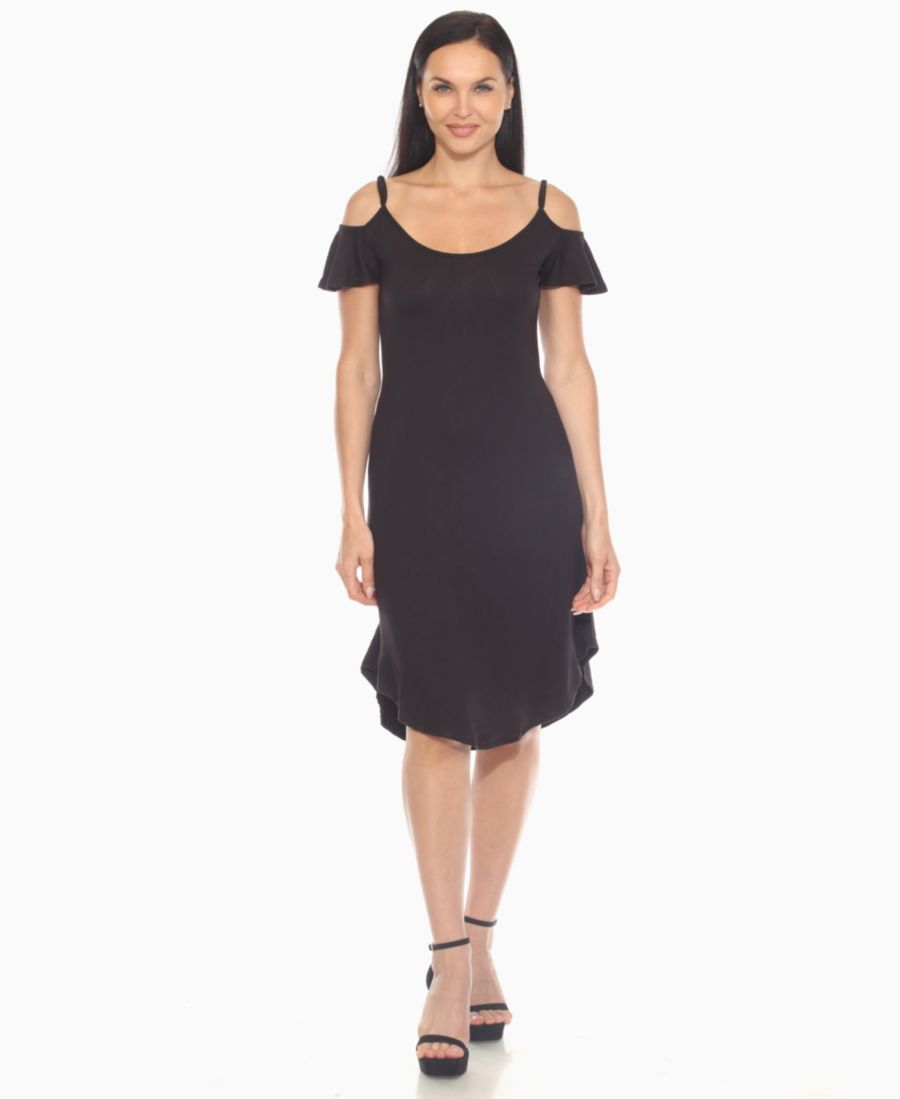 Женское повседневное платье длиной до колена с вырезом-лодочкой и рукавами-крылышками White Mark, Black
Женское повседневное платье длиной до колена с вырезом-лодочкой и рукавами-крылышками White Mark, Black