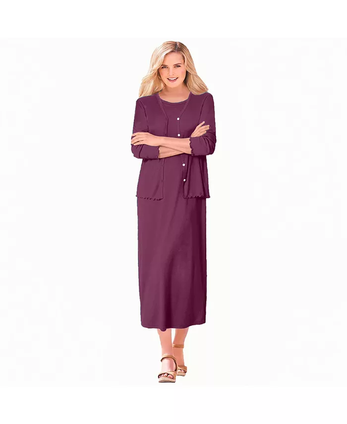 Женское платье-куртка Within с ажурной отделкой Woman Within, красный
Женское платье-куртка Within с ажурной отделкой Woman Within, красный