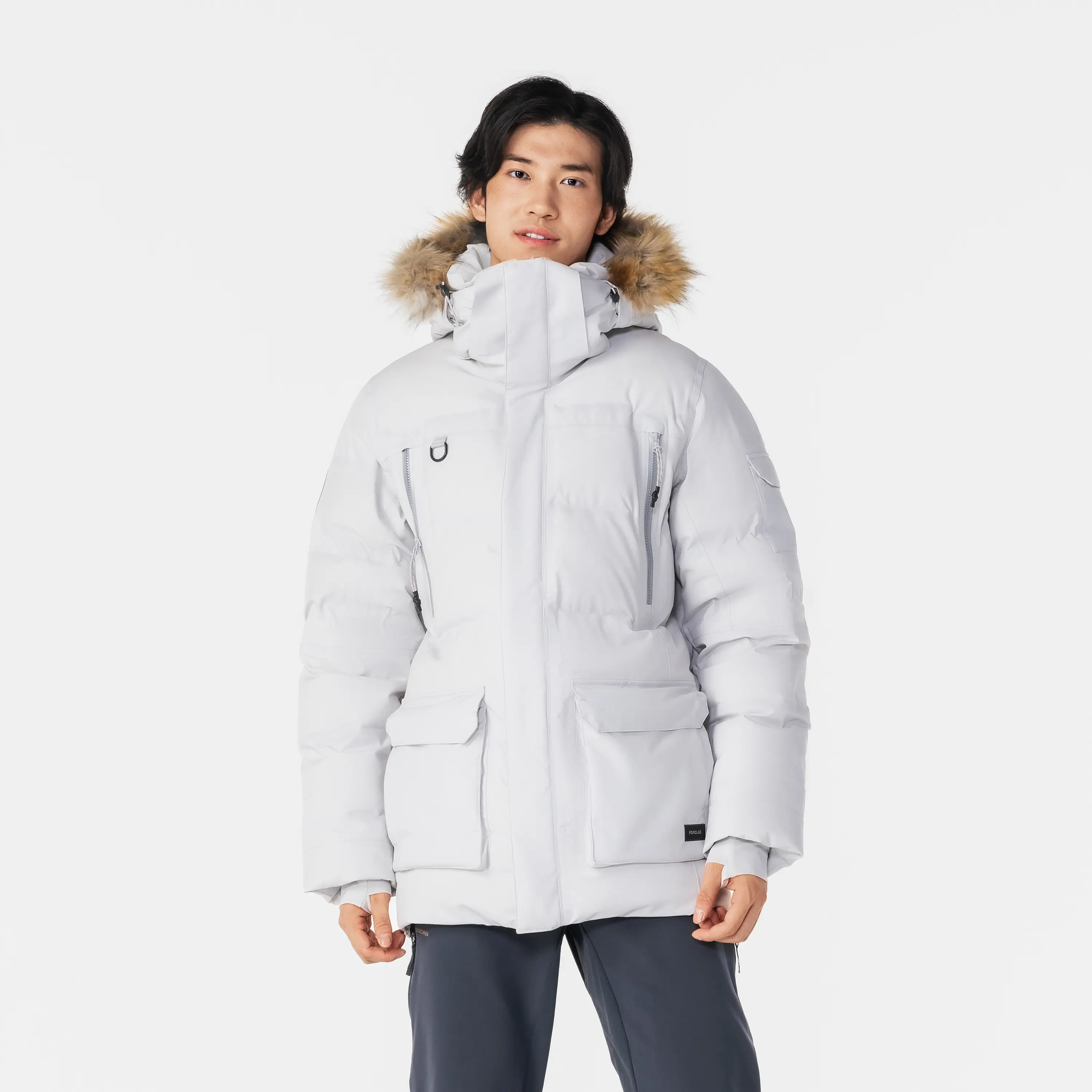 Мужская зимняя водонепроницаемая утеплённая парка для треккинга Quechua NH900 серый
Мужская зимняя водонепроницаемая утеплённая парка для треккинга Quechua NH900 серый