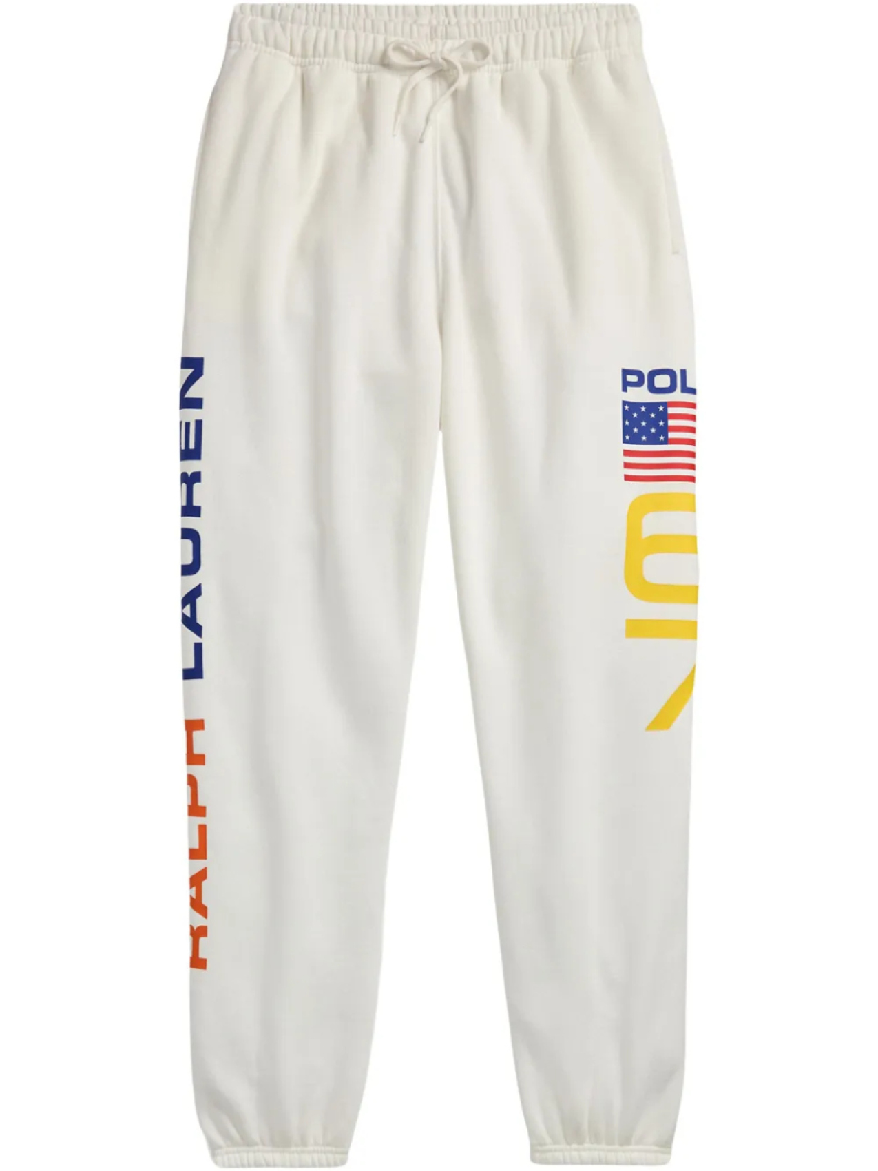 Спортивные брюки с логотипом Polo Ralph Lauren, белый 
Спортивные брюки с логотипом Polo Ralph Lauren, белый