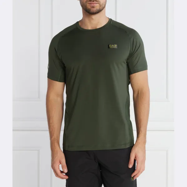 Футболка стандартного кроя Ea7, зеленый 
Футболка стандартного кроя Ea7, зеленый