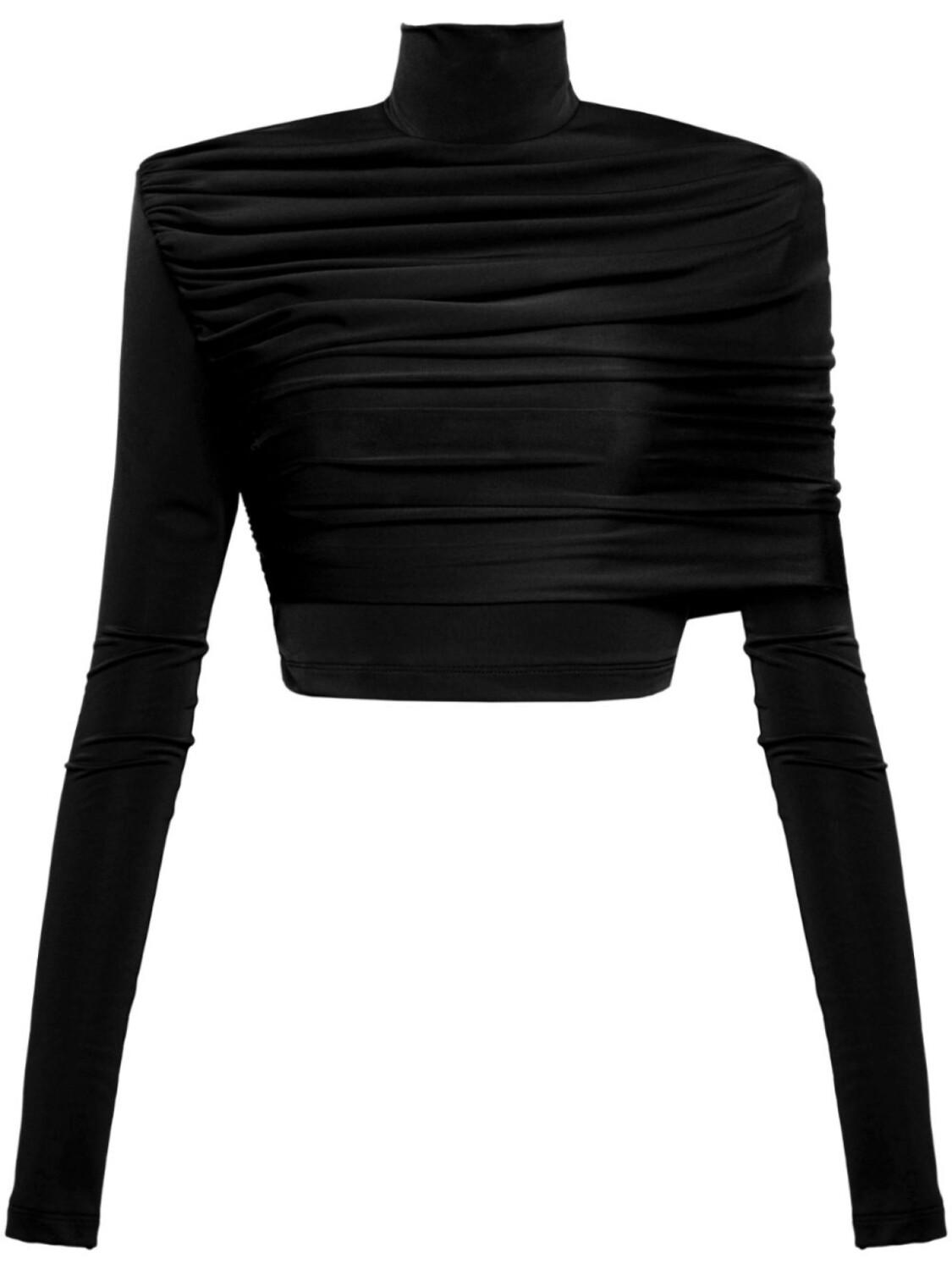 Aleksandre Akhalkatsishvili укороченный топ из джерси, черный
Aleksandre Akhalkatsishvili укороченный топ из джерси, черный