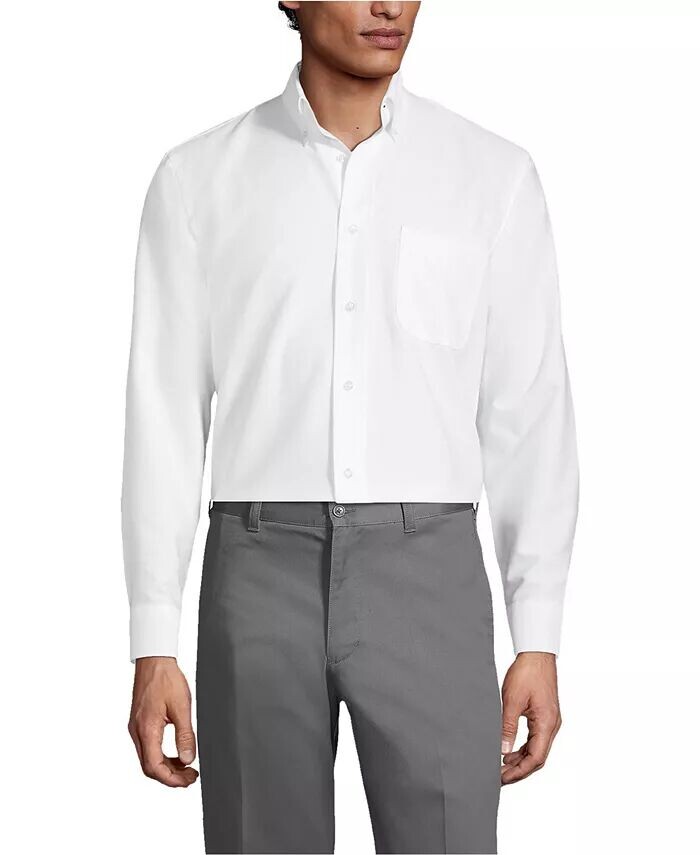 Школьная форма, мужская рубашка Оксфорд с длинным рукавом, однотонная Lands' End, белый
Школьная форма, мужская рубашка Оксфорд с длинным рукавом, однотонная Lands' End, белый