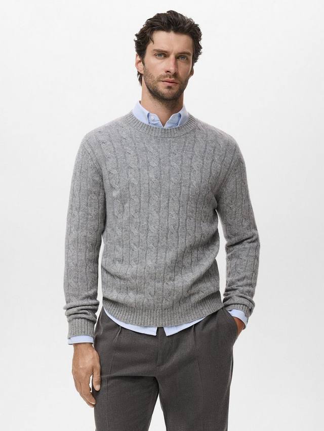 Бимбо шерстяной джемпер с круглым вырезом Mango, Medium Grey
Бимбо шерстяной джемпер с круглым вырезом Mango, Medium Grey