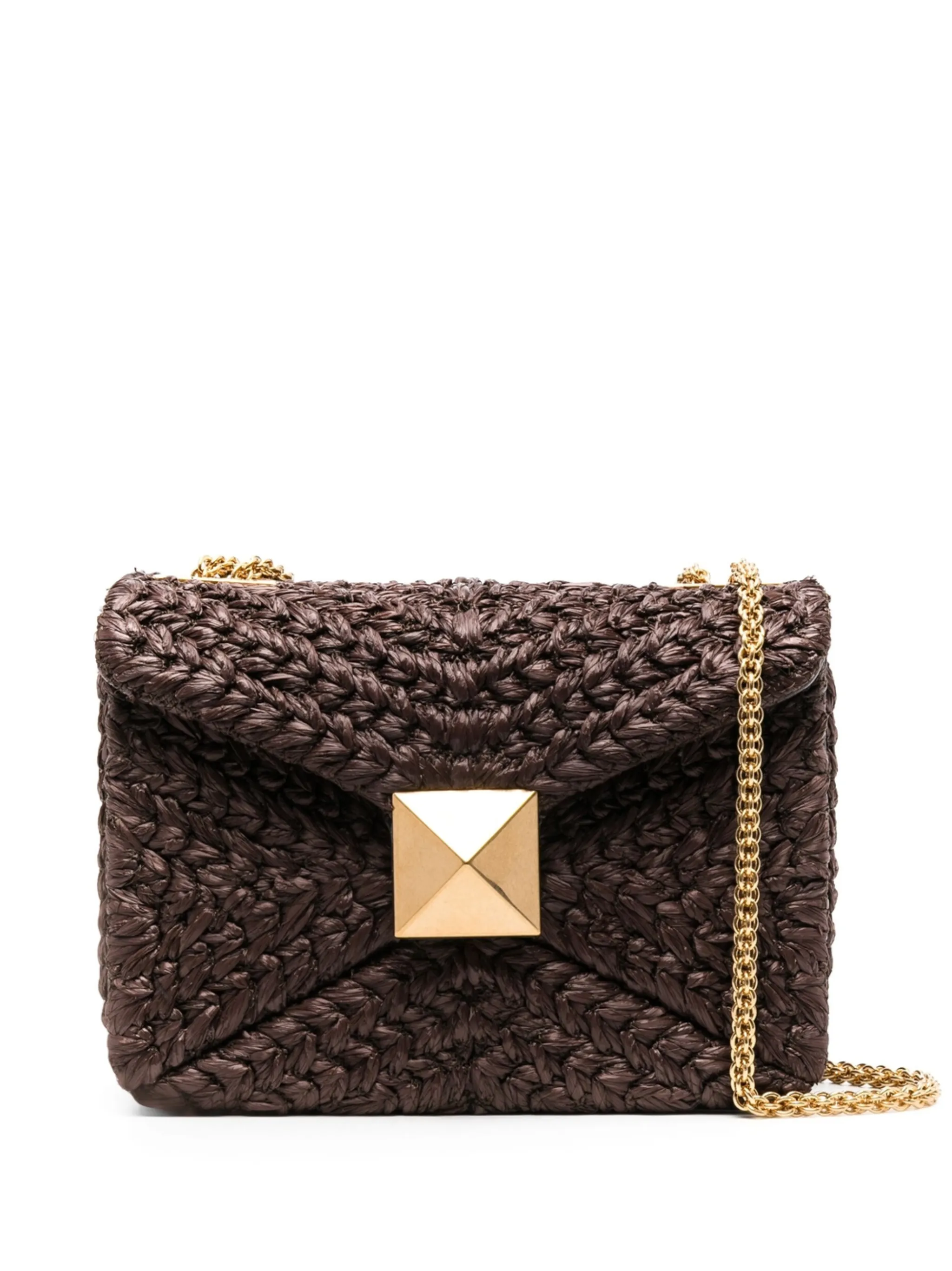 Плетеная сумка на плечо One Stud Valentino Garavani, коричневый
Плетеная сумка на плечо One Stud Valentino Garavani, коричневый