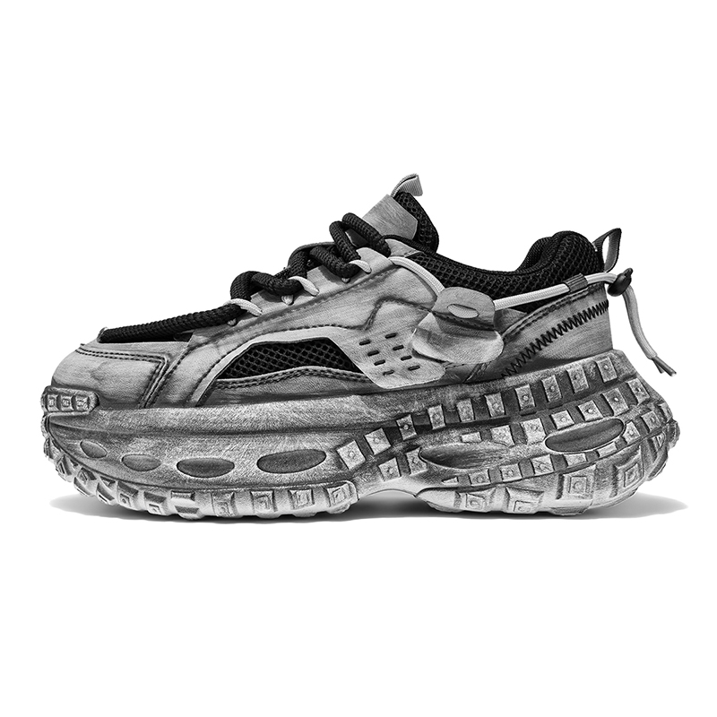 Hong Kong Meng Серые мужские противоскользящие износостойкие дышащие массивные кроссовки, цвет Gray
Hong Kong Meng Серые мужские противоскользящие износостойкие дышащие массивные кроссовки, цвет Gray