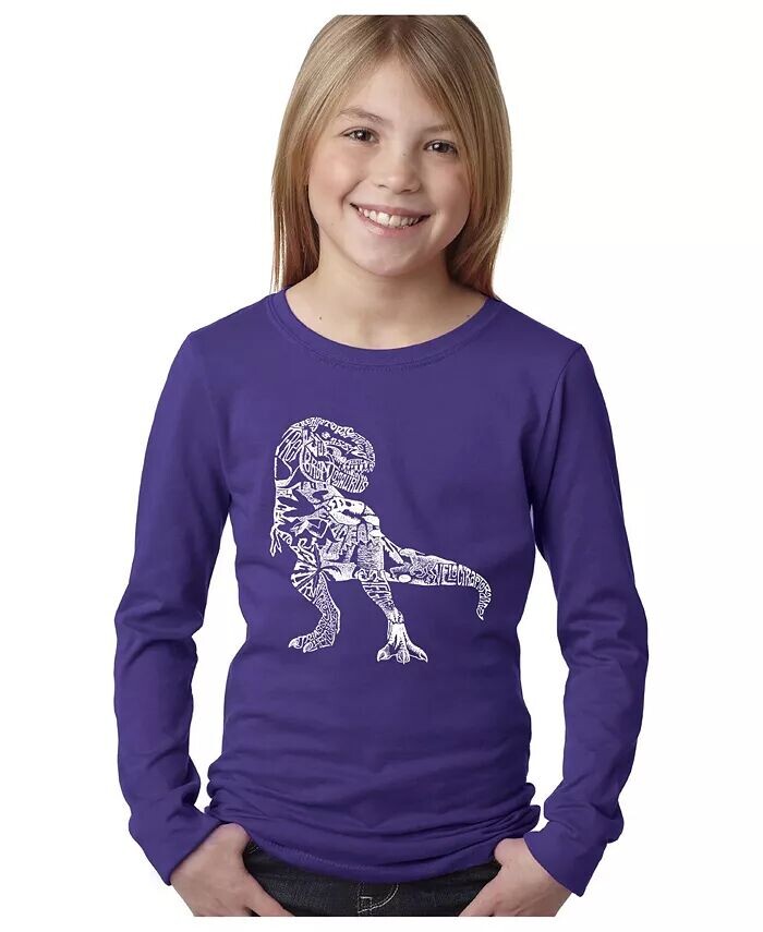 Футболка с длинным рукавом Big Girl's Word Art - Dino Pics LA Pop Art, фиолетовый
Футболка с длинным рукавом Big Girl's Word Art - Dino Pics LA Pop Art, фиолетовый