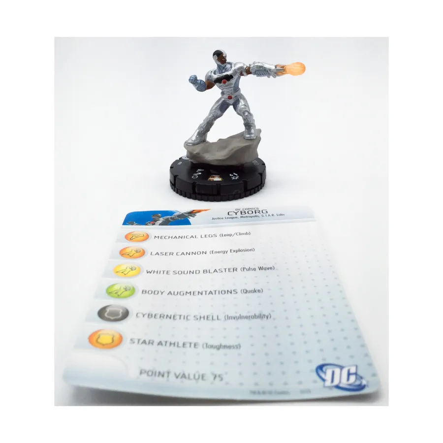 Киборг #001 — Лига Справедливости, DC HeroClix - Fast Forces - Singles
Киборг #001 — Лига Справедливости, DC HeroClix - Fast Forces - Singles