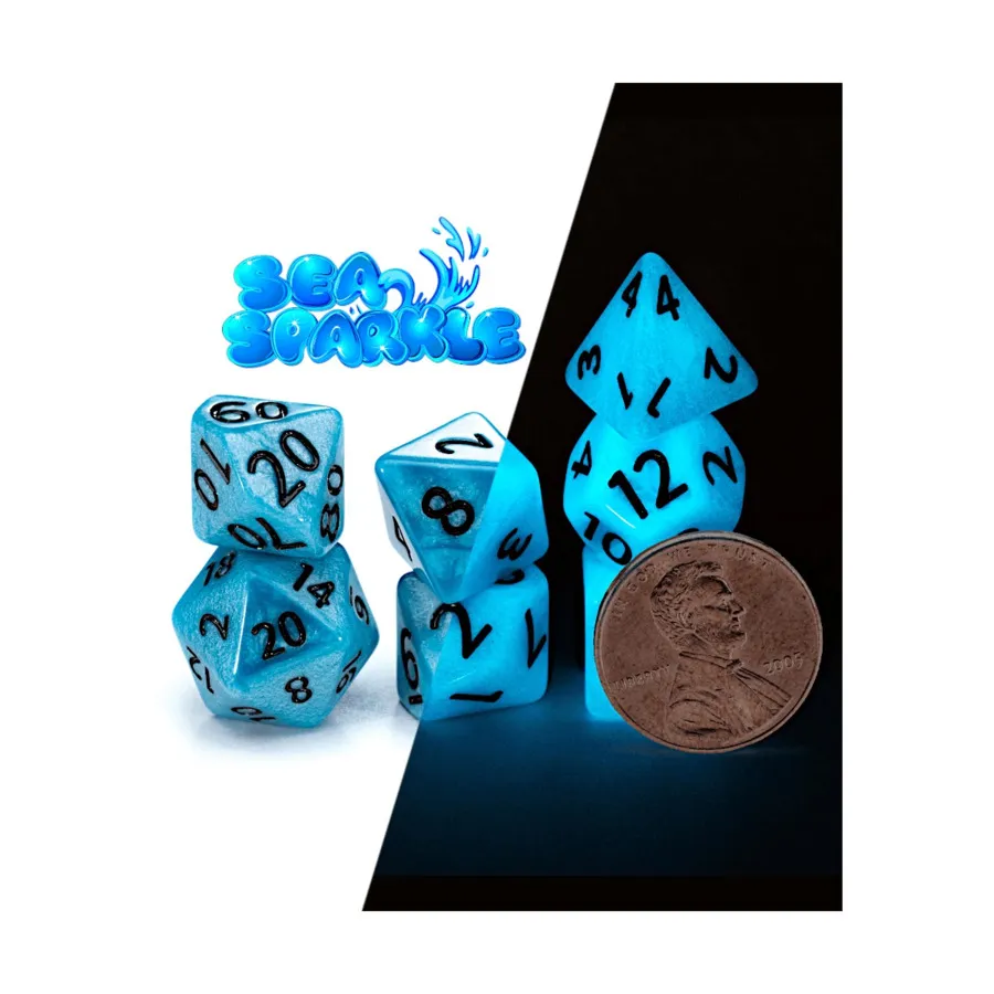 Могучие крошечные игральные кости — Морское сияние (7), Miscellaneous Dice & Accessories (Gate Keeper Games)
Могучие крошечные игральные кости — Морское сияние (7), Miscellaneous Dice & Accessories (Gate Keeper Games)