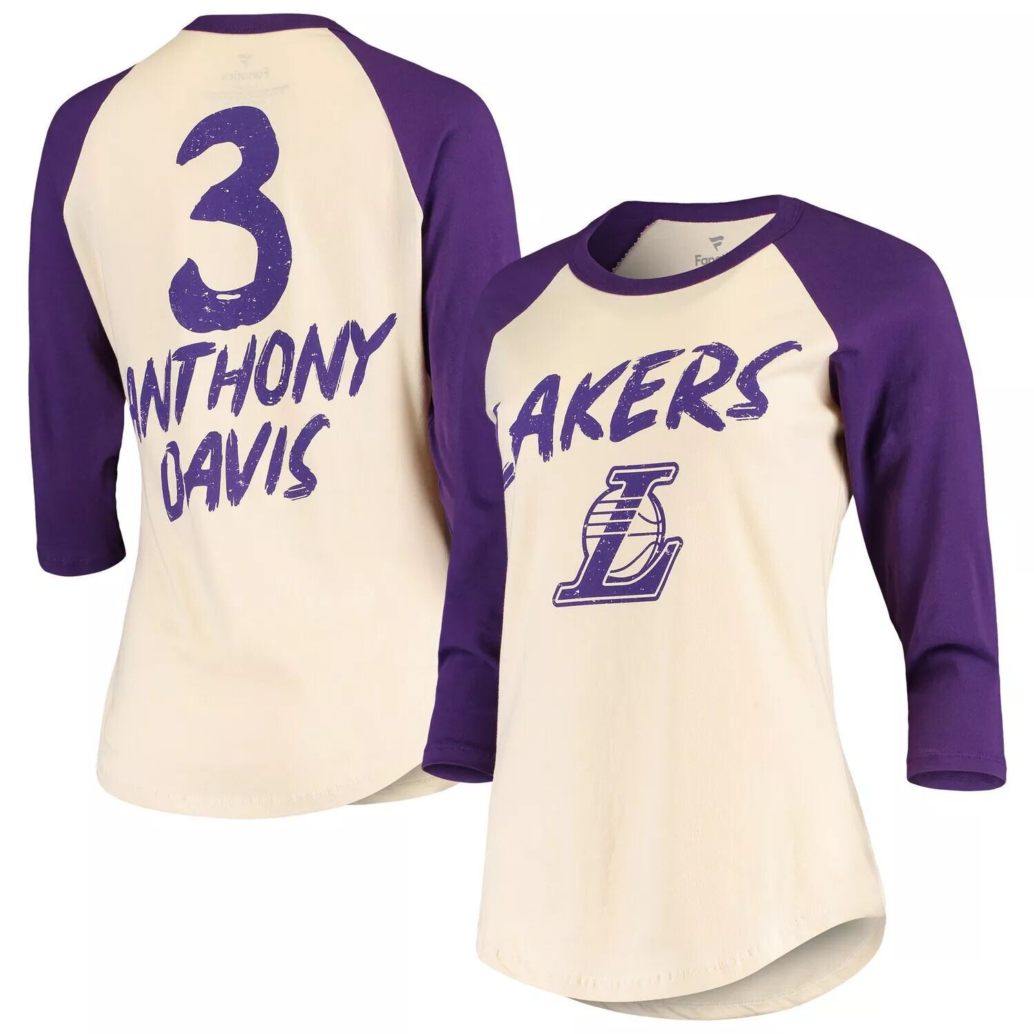 Женская футболка Fanatics с логотипом Anthony Davis кремового цвета Los Angeles Lakers реглан с рукавами 3/4 Fanatics, Бежевый, Женская футболка Fanatics с логотипом Anthony Davis кремового цвета Los Angeles Lakers реглан с рукавами 3/4 Fanatics 
Женская футболка Fanatics с логотипом Anthony Davis кремового цвета Los Angeles Lakers реглан с рукавами 3/4 Fanatics, Бежевый, Женская футболка Fanatics с логотипом Anthony Davis кремового цвета Los Angeles Lakers реглан с рукавами 3/4 Fanatics