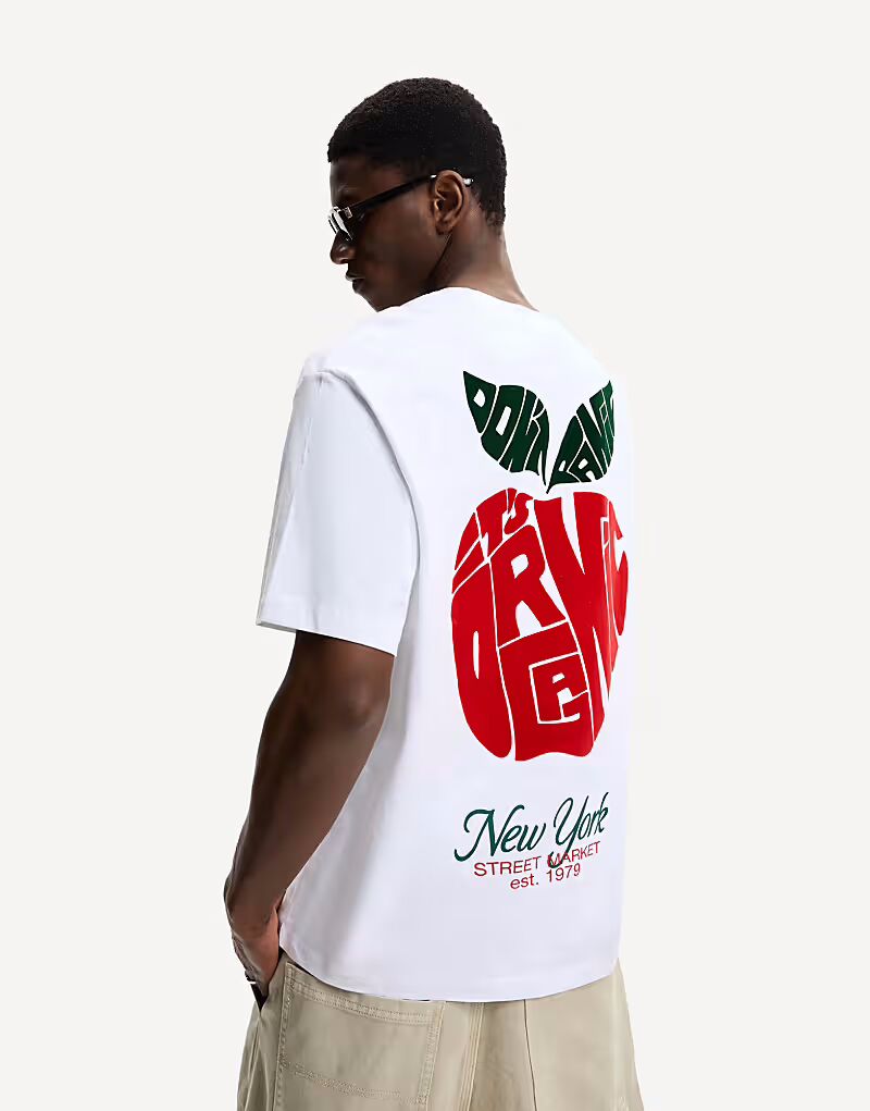 Футболка Bershka с коротким рукавом и принтом на бумаге белая
Футболка Bershka с коротким рукавом и принтом на бумаге белая